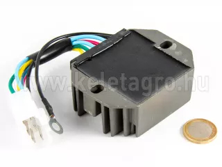Voltage regulator with 6-cable connector for Kubota and Yanmar