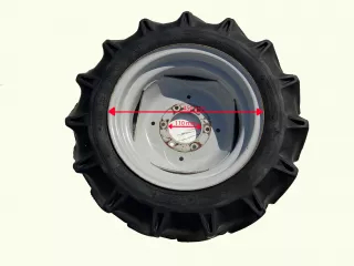 Vorderrad 7-16, komplett, paarweise, gebraucht (6)