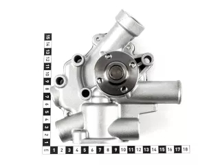 Wasserpumpe für Yanmar 3TNA68/72 3TN72, 3TNE68, 3TNA72, 3TNA72E, 3TNA72L, 3TNV72, 3TNE72, 3TNE74, 3D72, 3D74 Motor (6)