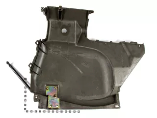 Yanmar AF120 3-piece plastic panel kit for instrument panel, used (7)