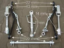 3 pontos szerszámfüggesztés készlet, dobozos