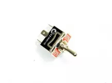 3-position toggle switch chrome (2 circuit)
