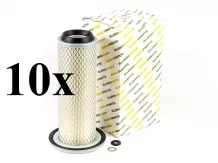 air filter for Japanese compact tractor KA-A117, set of 10 pieces, SUPER SALE PRICE!