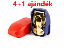 Akkumulátor saru pár, gyors oldású, műanyag takaró fedéllel, 4+1 AJÁNDÉK