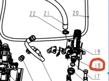 Anschlussstück für Komondor FAP-200 Spritze
