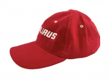 Baseball cap with embroidered Belarus (red)