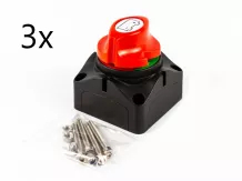 Battery cut off switch 12-24V (Hella design), set of 3 pieces