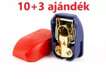 Battery terminal set, quick release type, with plastic cover 10+3 FREE
