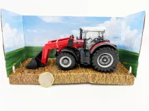Bburago játék Massey Ferguson 8700  traktor homlokrakodóval