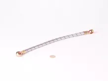 Belarus/MTZ fuel pipe short 30 cm (armored)