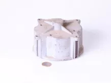 Belarus/MTZ starter brush holder lid (aluminum, Kamaz Form)