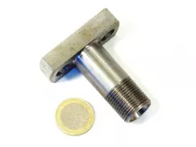 Belarus/MTZ steering cylinder connecting pipe (old rams), not for sale, ONLY CONSTRUCTION