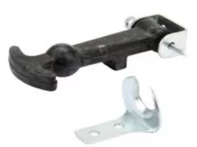 Bonnet holder gummi with plate 120 mm