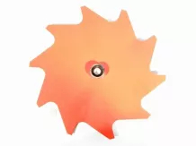 cultivator row protector star,left, Super-Crop