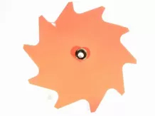 cultivator row protector star,right, Super-Crop