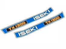 Decal set for Iseki TX1300 and TX1300F Japanese compact tractors