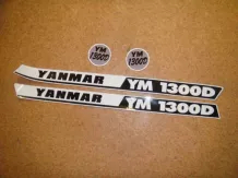 Decal set for Yanmar YM1300D compact tractor