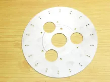 disc soy, peas, PNU (3 flowing through the hole)