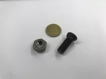 ekevas csavar+anya M10x30, orros (2 orros, 16mm fej)