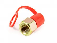 Force 435 hydraulic coupling with dust protection cover, male, for implements side