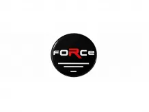 Force sticker, embossed, round, diameter 65 mm