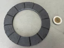 Friction disc insert for RKB baler
