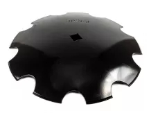 Harrow disc 460mm, notched, (boron steel) AsahiParts
