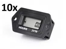 Hour meter, with digital display, set of 10  pieces