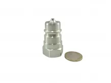 Hydraulic quick coupling 'male' with internal thread, M20