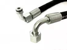 Hydraulik-Gummischlauch M20x1.5 L=2000, 90° Endanschlüssen