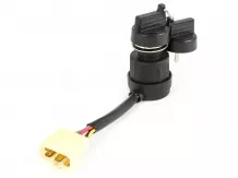 Ignition switch, 5 pins, for automatic glow, for Japanese compact tractors
