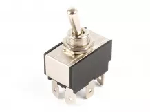 kapcsoló, 2 állású, 6 lábú