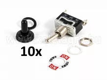 Kapcsoló 3 állású, 3 lábú, vízmentes, 10 db-os csomag SZUPER ÁRON!