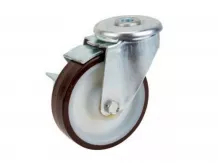 kerék fékkel (műanyag) 150 mm 