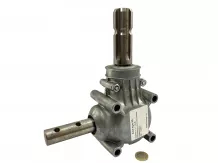 L gearbox 1:1, 15 HP for lawn mower / flail mower / fertilizer spreader
