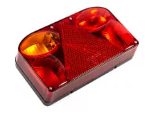 lámpa piros-sárga hátsó prizmával