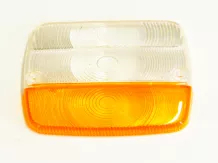 lámpabúra fehér-sárga (utánfutó lámpához) 95x95x50 mm