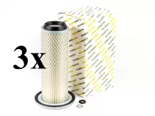 Luftfilter für japanischen Kleintraktoren KA-A117, Packet von 3 Stück, SONDERPREIS!