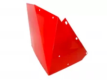 MTS rückwärtig Kotflügel panomarisch, Rückseite, fabrikmäßig, link, blau