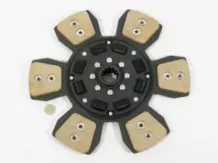 MTZ 80 clutch disc, rubber-damped, ceramic friction lining