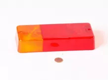 new lamp shade red-yellow type (22x9x4 cm) original Belarus