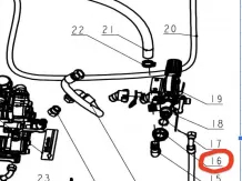 Nut G1 for Komondor FAP-200 sprayer
