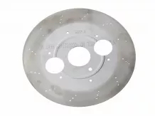 PNU sunflower seed discs (over-treated, 2 flowing through bore )