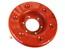 Polish mower sliding plate holder disc