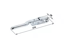 pótkocsi platózár jobb, (AP billencs)