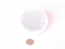 Prisma weiß rund (Kunststoff)