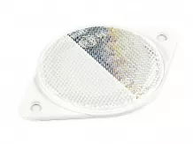 prizma kerek fehér (műanyag, 2 csavaros)