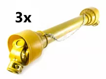 PTO drive shaft complete 47HP (35kW), 1000mm, set of 3 pieces, SPECIAL OFFER!