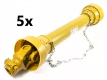 PTO drive shaft complete, max. 20HP (15kW), 800 mm, set of 5 pieces, SPECIAL OFFER!
