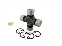 PTO shaft cross joint 25x77mm, outer seeger rings, for Japanese compact tractors,